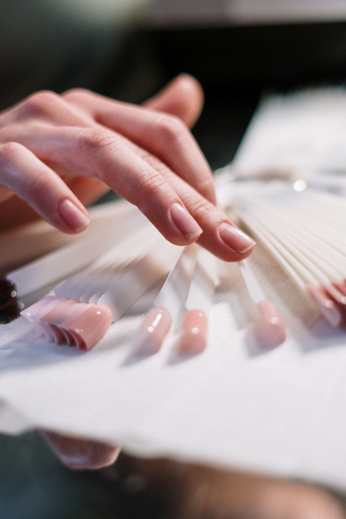 Manicure detail at Queen & King Nail Salon